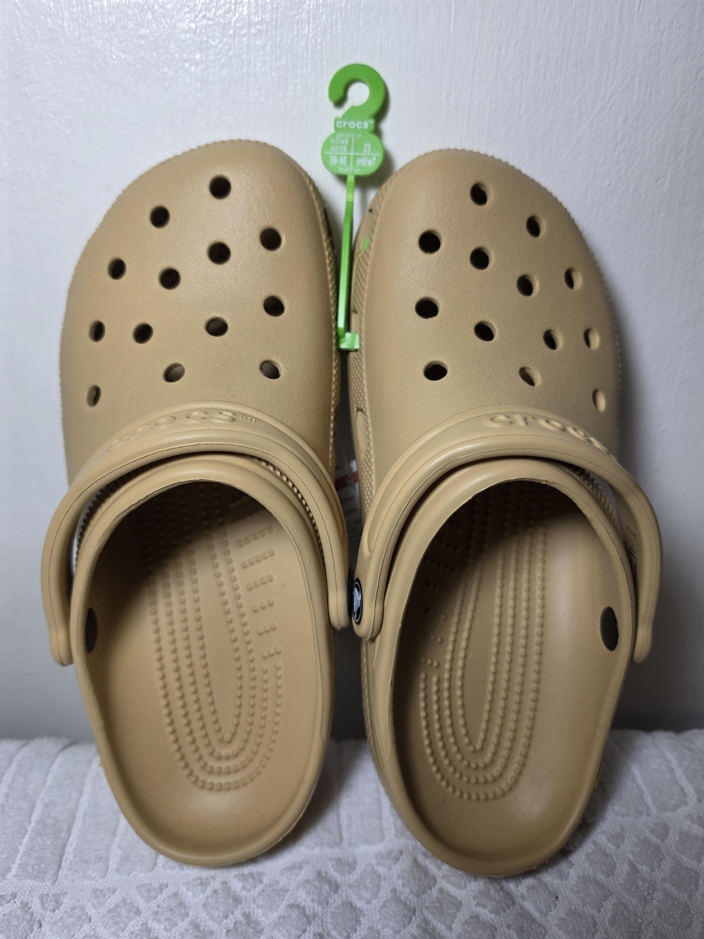 CROCS Classic Clog in Tan